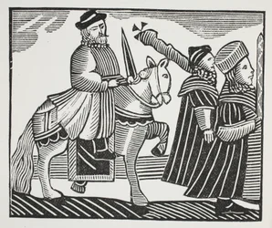 The History of Wat Tyler and Jack Straw, illustration from 