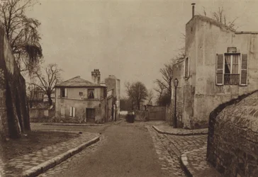 Cortot Street and Abreuvoir Street