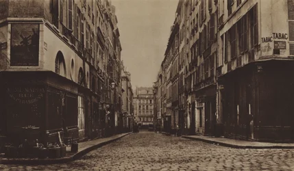 Rue des Moulins towards 1866, demolished for the opening of Avenue de l