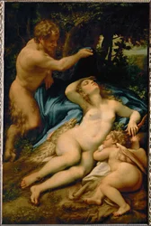 Venus, Sleeping, Observed by a Satyr (The Sleep of Antiope)