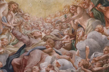 Virgin Between Adam and Eve (detail)