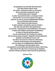 Peace Message with the Star of the Noble, Mindful Love for all Humans of this World