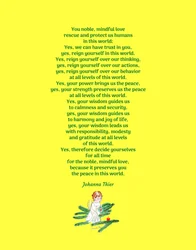 You noble, mindful love rescue and protect us humans in this world - Version 2