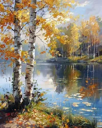 Landscape & Trees with Pristine Waters