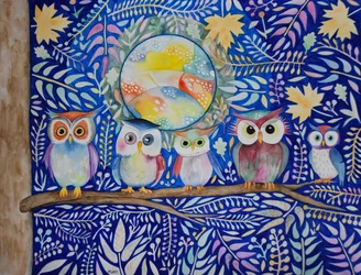 Owls at Night