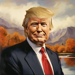 Donald Trump Painting