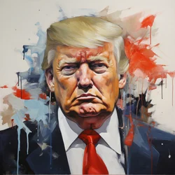 Donald Trump Pop Art Canvas