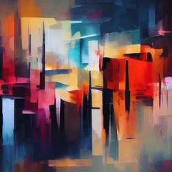 Vibrant Abstract Composition