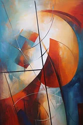 Shapes and Lines Abstract Art