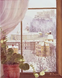 View from Window of Nonntal with Fortress