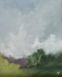 Wind Swirl on Lavender Hedge