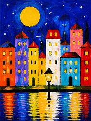 Color Splendor in Moonlight