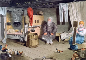 Peasant House, Russia, 1821