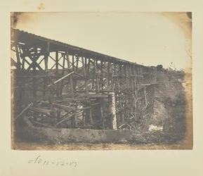 Military Railroad Bridge Across Potomac Creek, on the Fredericksburg Railroad