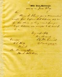 Letter from A. M. Sevier, Duvall