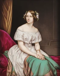 Portrait of Francisca of Bragança, Princess of Joinville
