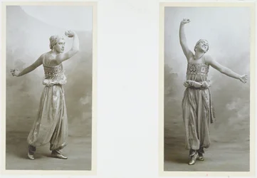 Portrait of Vaslav Fomich Nijinsky (1889-1950) in the role of the Black Slave from 