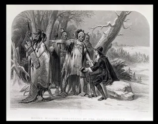 Roger Williams sheltered by the Narragansetts, from 