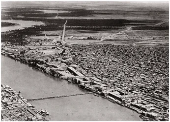 Baghdad from an Aeroplane, Iraq, 1925