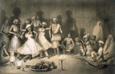Dance of Nautch Girls, pub. 1858