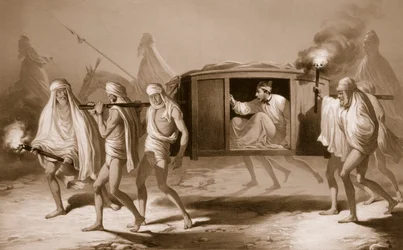 Indian-Style Post-Chaise in the Punjab Between Loudiana and Amritsar, 1859