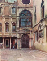 Courtyard at Scuola Di San Giovanni Evangelista
