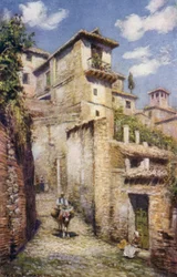 Granada, A Street in the Albaicin