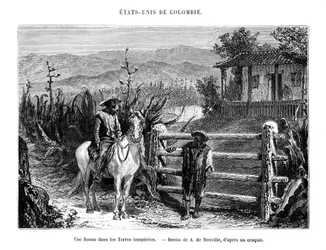 A farm, Colombia, South America