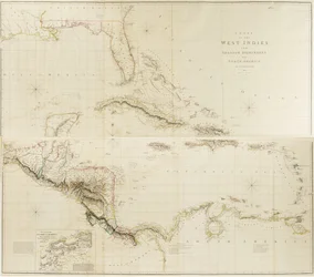 Chart of the West Indies and Spanish Dominions in North America