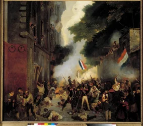Episode of the Revolution of 1830, July Day: Attack of the Barracks on Babylon Street on July 29