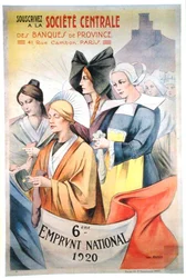 Poster Advertising the Sixth National Loan