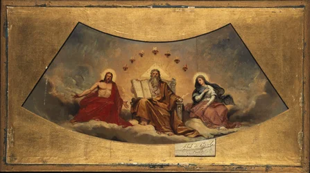 The Eternal Father, Christ and the Virgin Mary, ca. 1838