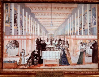 Visit of Anne of Austria to the Hospital of the Sisters of Charity with the Dolphin