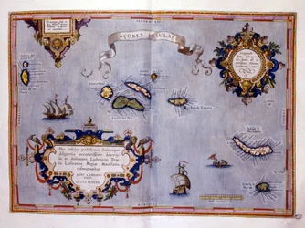 The Azores, according to the Atlas of Ortelius