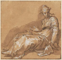 Seated Woman, Turned towards the Left