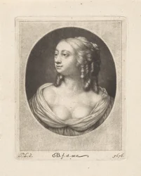 Bust of a Young Woman with a Half-Exposed Bosom