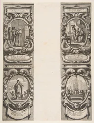 Almanach for 1639: Louis XIII and Anne of Austria entrusting the Kingdom and the Heir Apparent