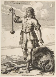 David with the Head of Goliath, 1651