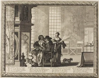 Old Age (plate four from Depicting the Four Ages of Man)