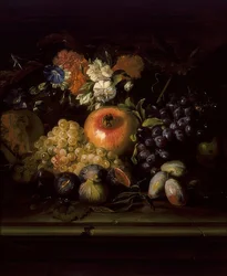 Still Life with Flowers and Fruits