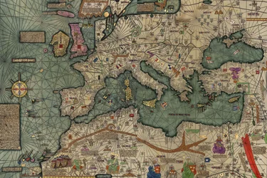North Africa, Europe and the Middle East from the Catalan Atlas