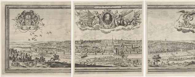 View of Brussels, consisting of three parts
