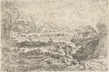 Landscape with Sheep