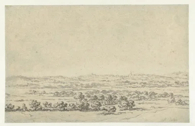 River Landscape with a Tower in the Distance