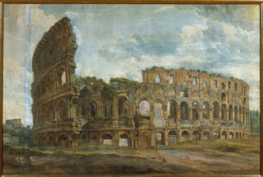 Exterior View of the Colosseum in Rome