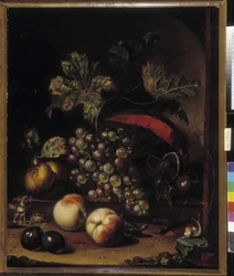 Still Life of Fruits and Animals