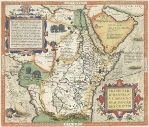 Map of Africa and the Arabian Peninsula