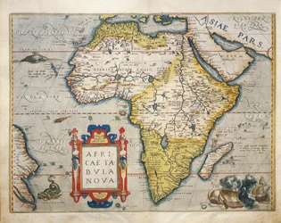 Map of Africa, from Theatrum Orbis Terrarum