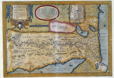 Map of Ancient Egypt - by Abraham Ortelius, Antwerp