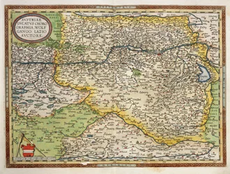 Map of Austria, from Theatrum Orbis Terrarum